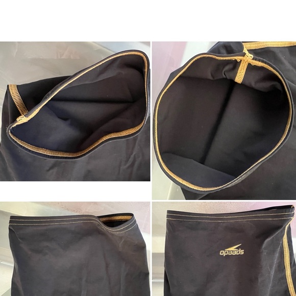 🏊‍♂️ 30 Tech Suit | Racing Jammer | Speedo LZR Pro Black + Gold Trim | Fast Skin - Picture 13 of 17